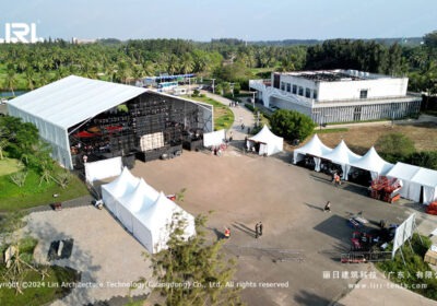 Large Sports Event Tent for Basketball Game