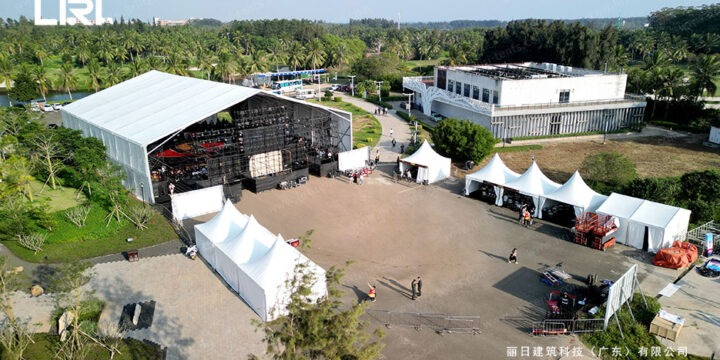 Large Sports Event Tent for Basketball Game